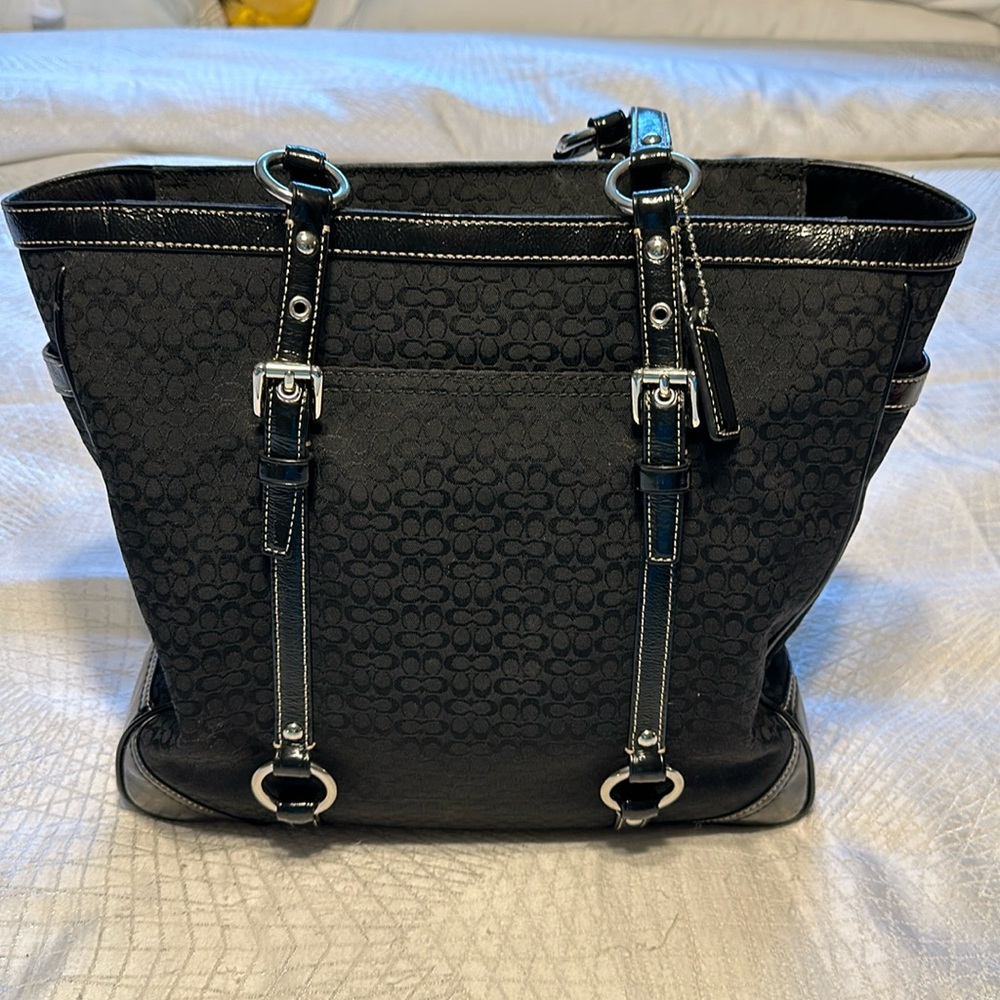 Coach Signature  Large North South Tote
